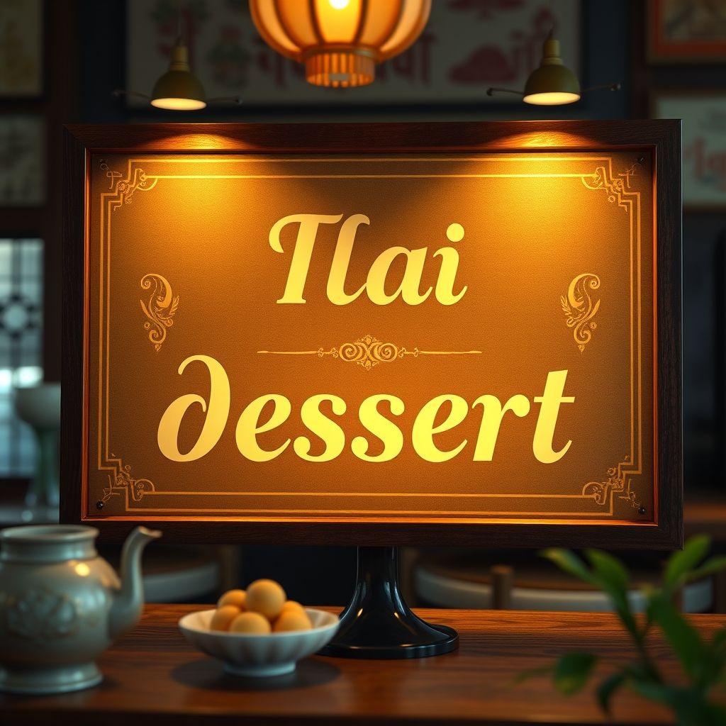 เมนูหวานไทยย้อนยุค